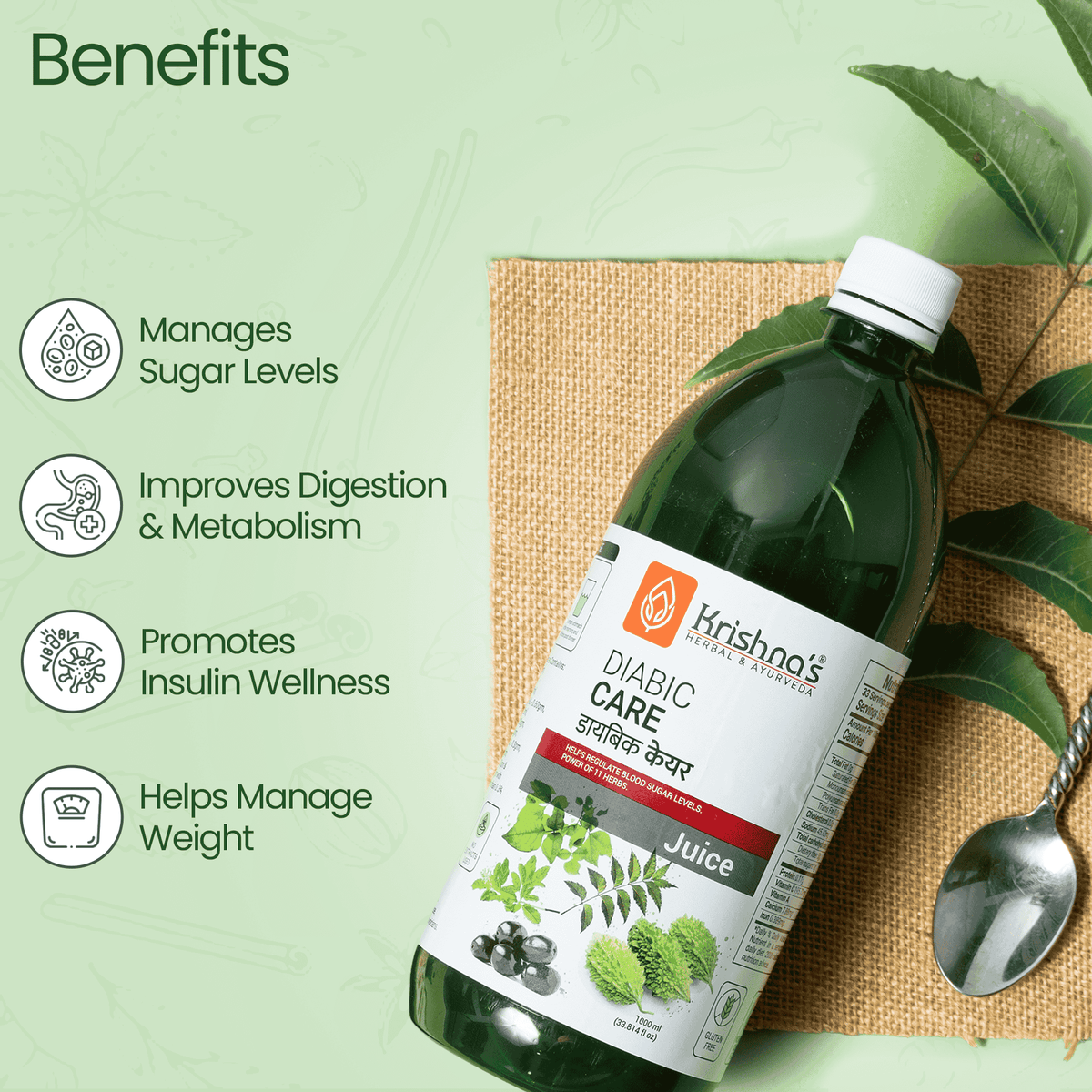 Diabic care juice benefits