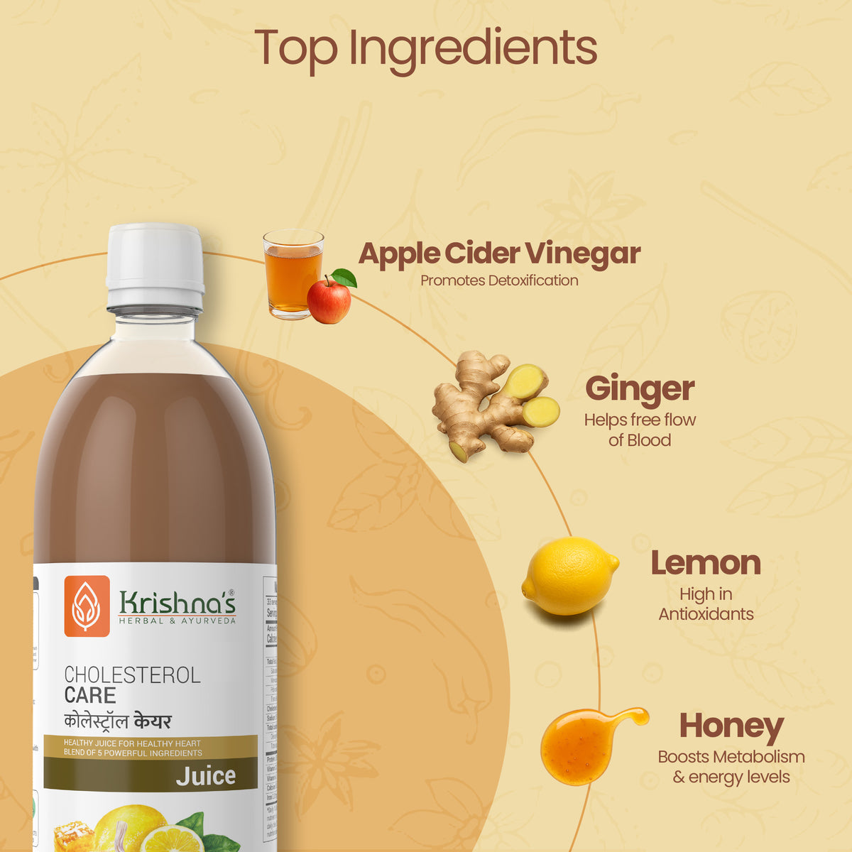 Cholesterol Care Juice Ingredients