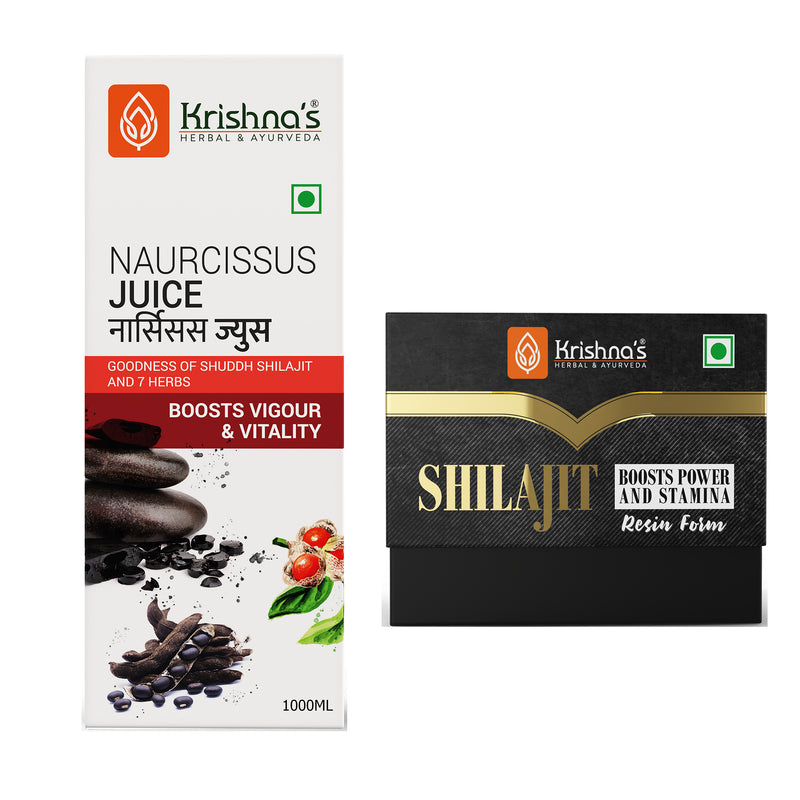 Naurcissus Juice 1000ml | Shilajit 20 g (15g + 5g extra free)