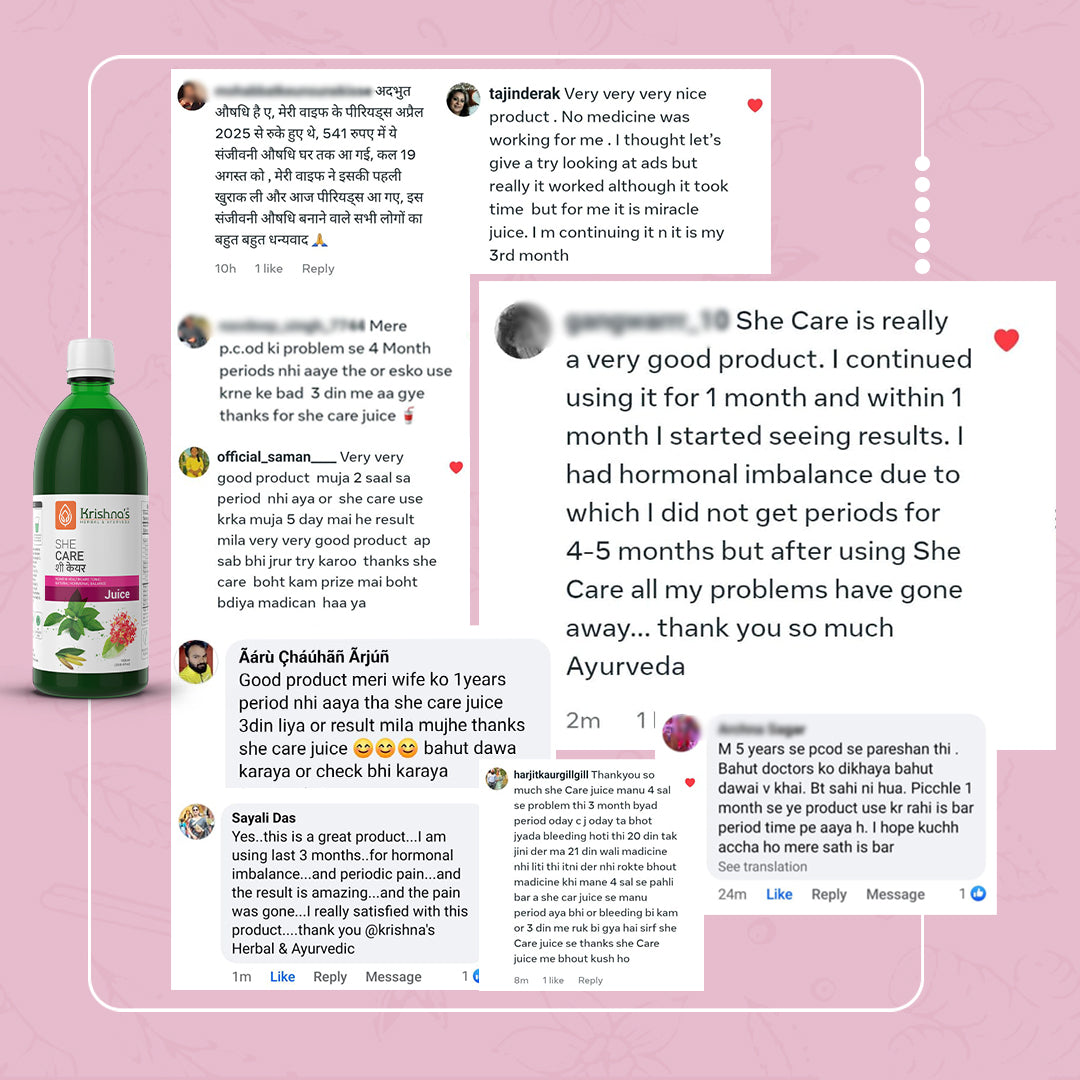 She Care Juice comment