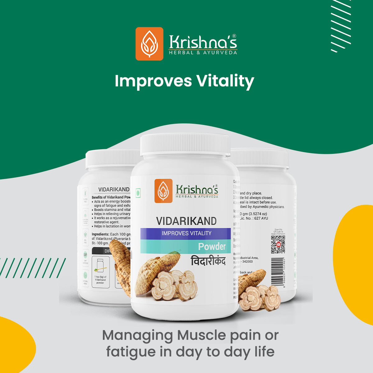 Vidari kand Powder