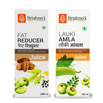 Fat Reducer Juice 1000 ml | Lauki Amla 500 ml- Weight Management Combo