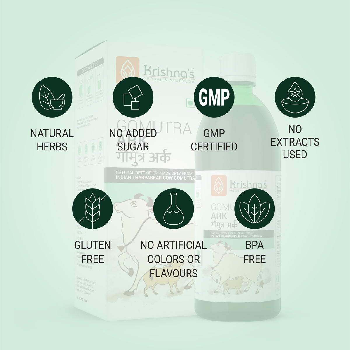 Gomutra Ark Juice Feature