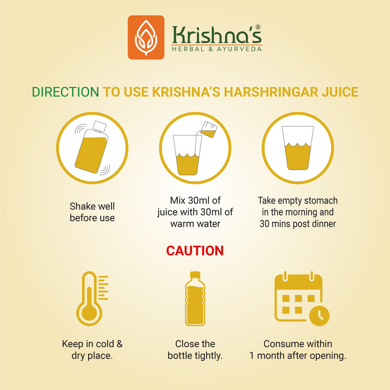 Harishringar Leaf Juice Directions
