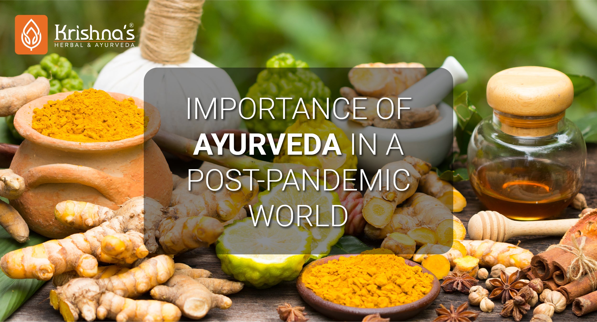 Importance of Ayurveda in a Post-Pandemic World – Krishna's Herbal ...