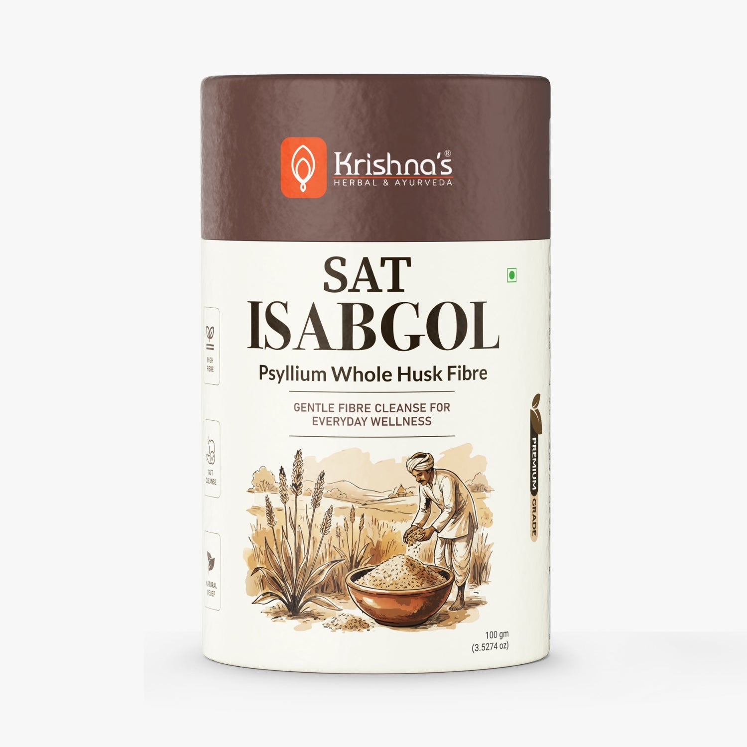 Sat Isabgol - Psyllium Whole Husk Fiber