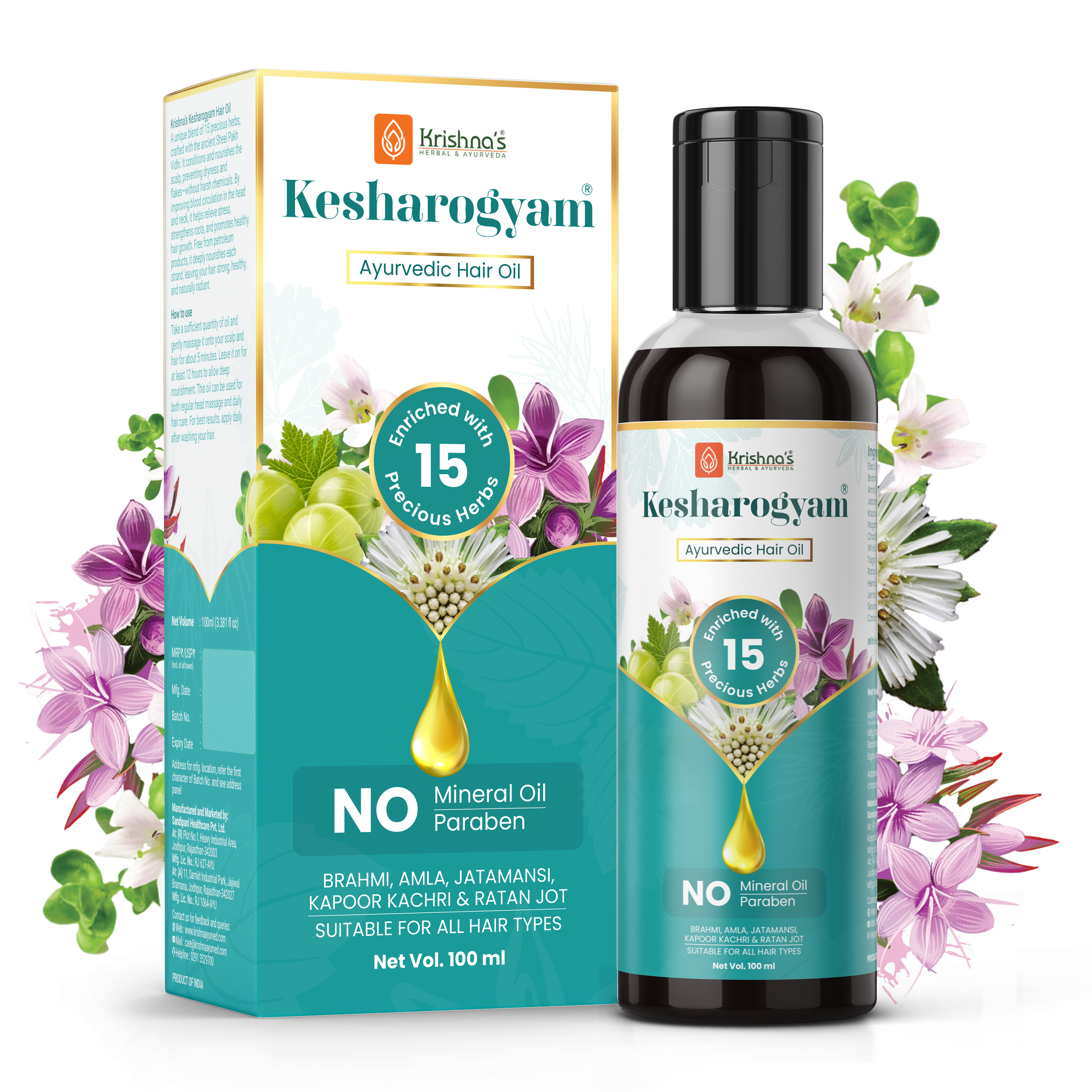 Krishna's Kesharogyam hair oil