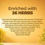 Enriched with 36 herbs