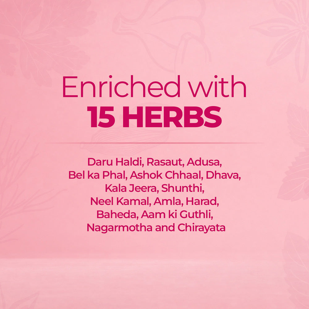 Main herbs of she care juice