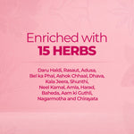 Main herbs of she care juice