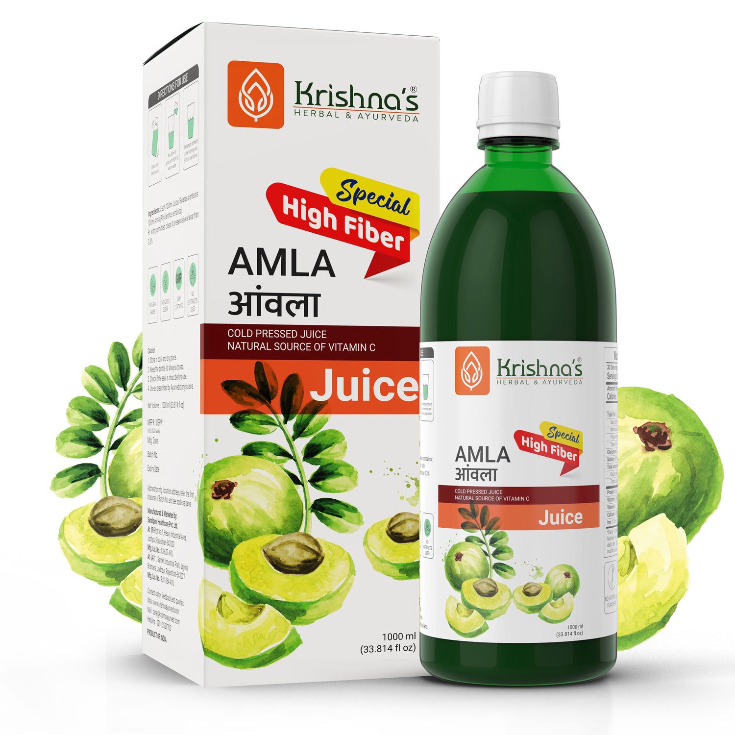 Premium Amla High Fiber Juice