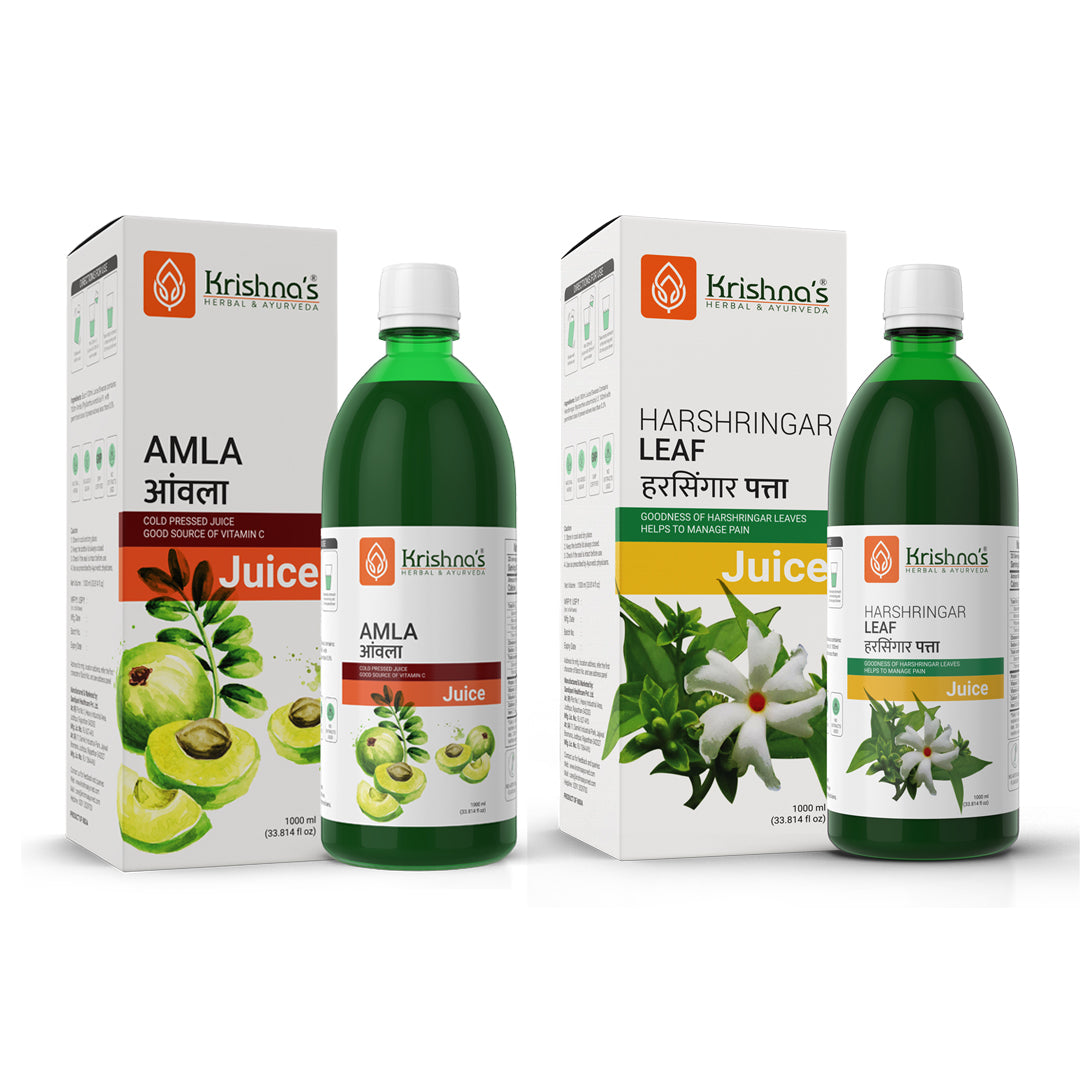 Amla Juice 1000 ml | Harshringar Leaf Juice 1000 ml