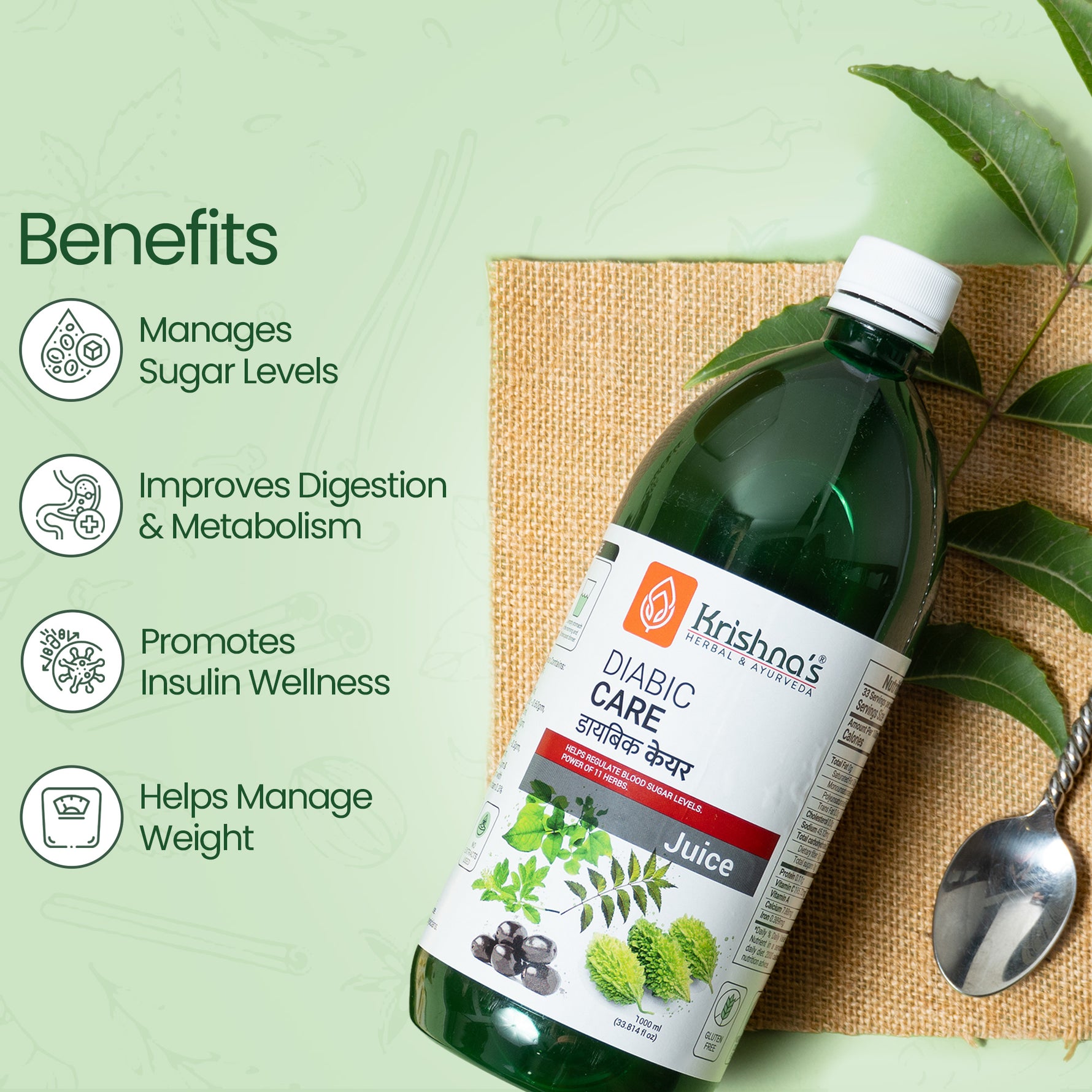 Diabic care juice benefits