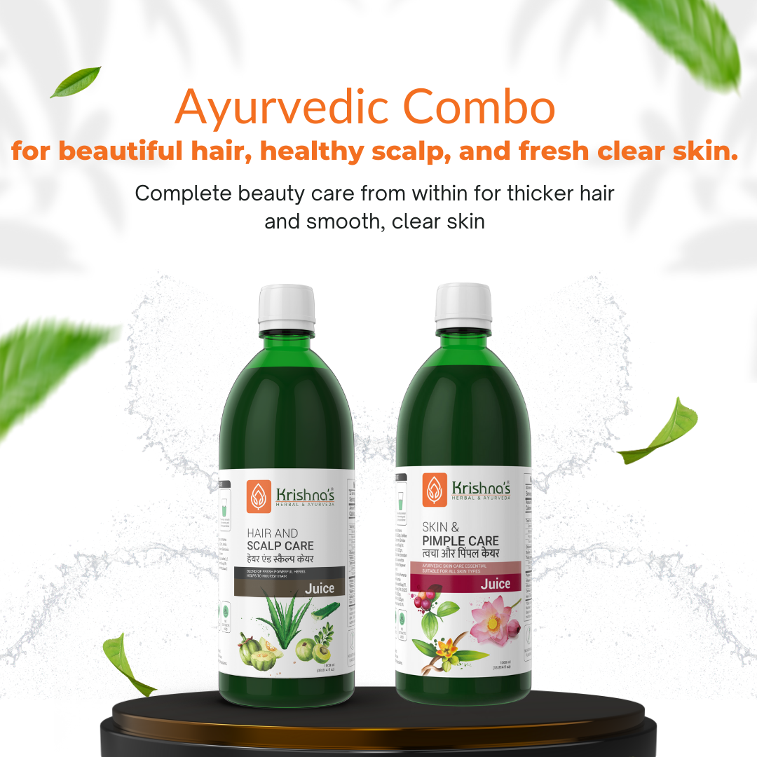 Hair & Scalp Care Juice 1000 ml | Skin & Pimple Care Juice 1000 ml
