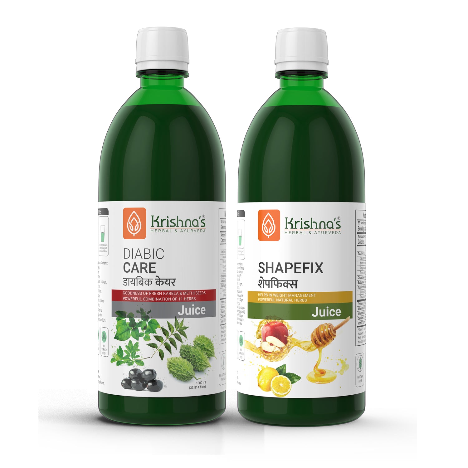Diabic care juice and Shapefix juice combo