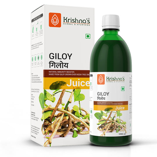 KRISHNA AYURVEDA GILOY JUICE Bottle of 1000 ML