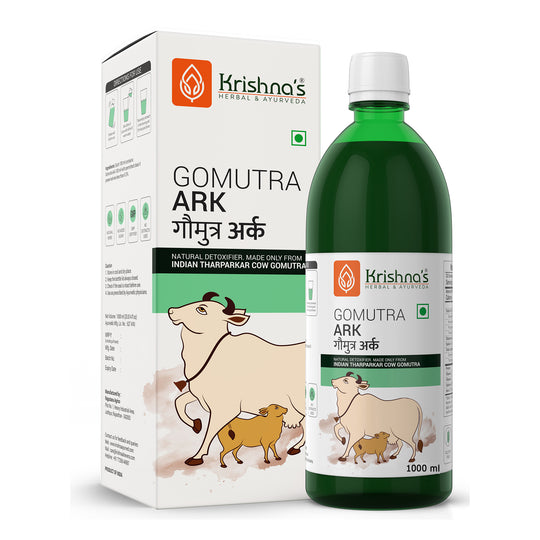 KRISHNA AYURVEDA GOMUTRA ARK 500 ml Bottle of 2000 ML