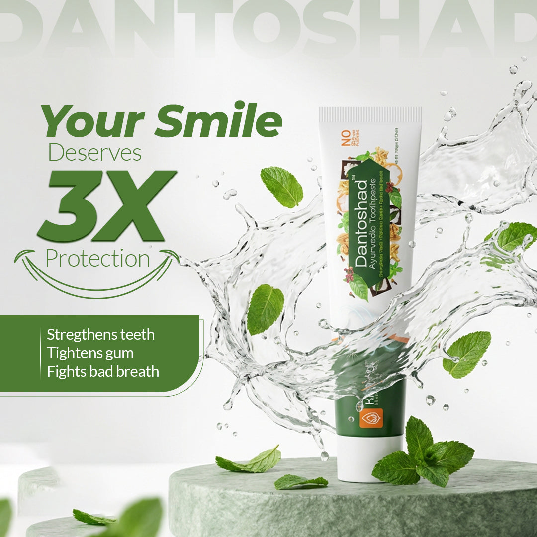 Dantoshad strengthens teeth. 