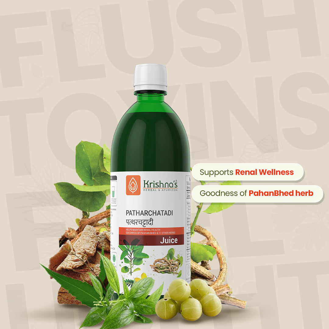 Patharchatadi Swaras supports renal wellness