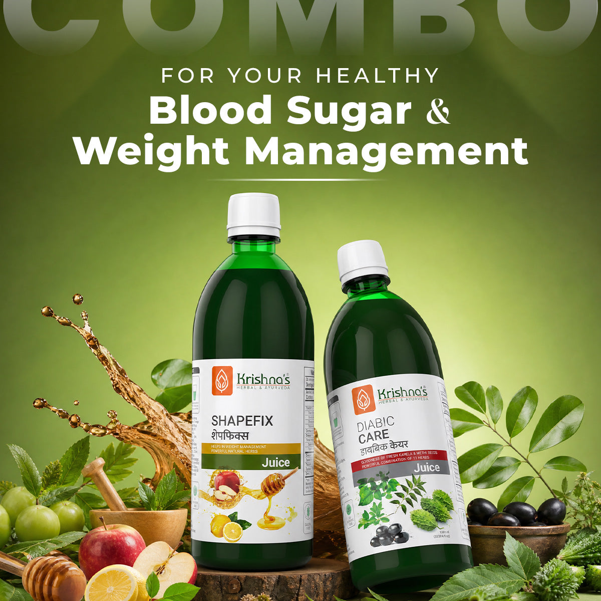 Combo of Shapefix & Diabic Care Juice