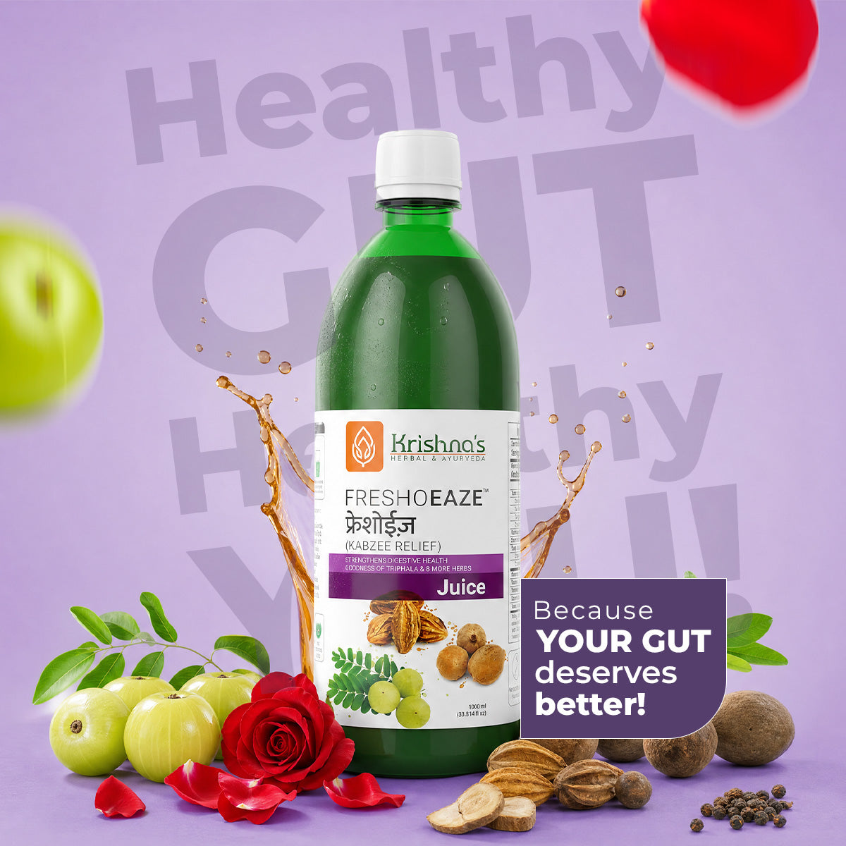 Because your gut deserve better