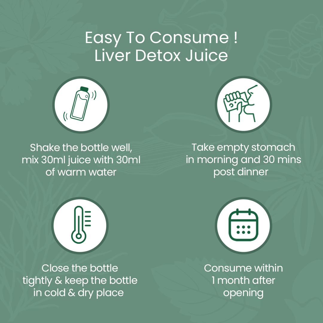 Easy to consume Liver detox juice