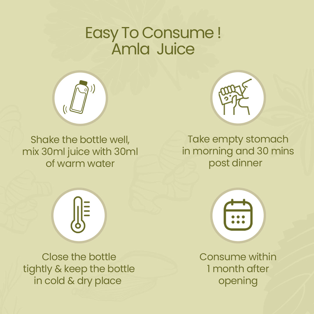 Easy to consume amla juice
