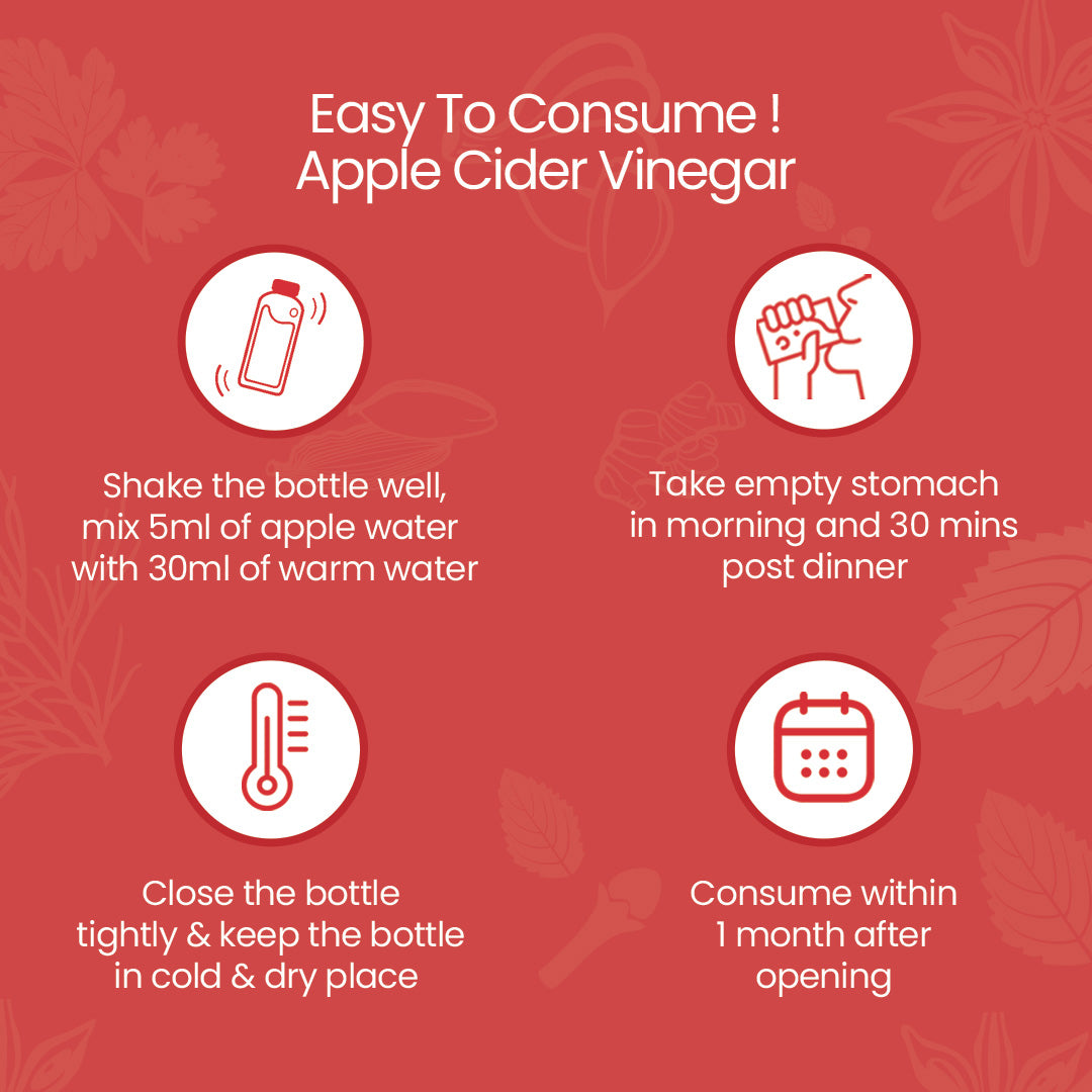 Easy to consume Apple Cider Vinegar 