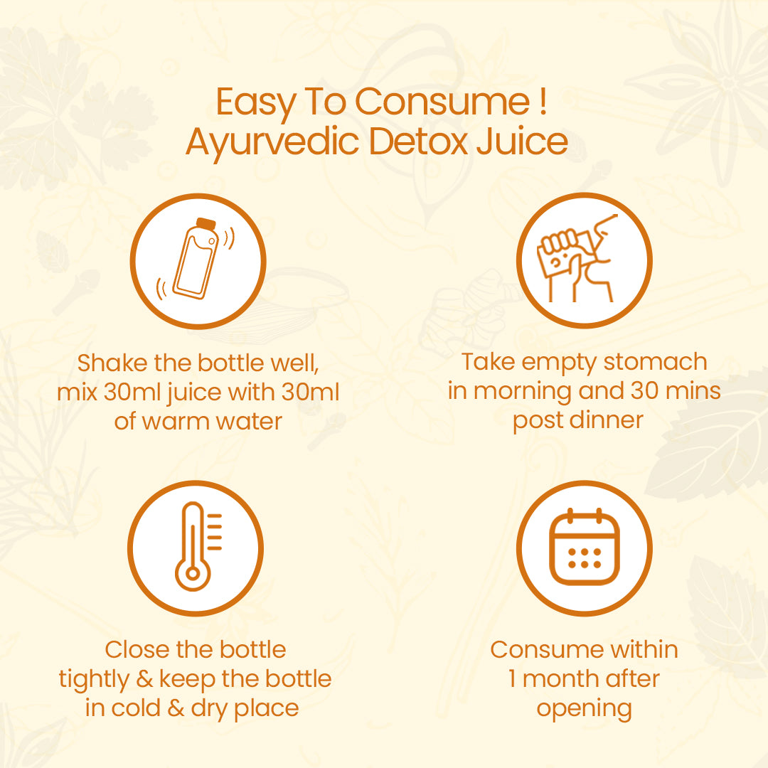 Easy to consume Ayurvedic Detox Juice 