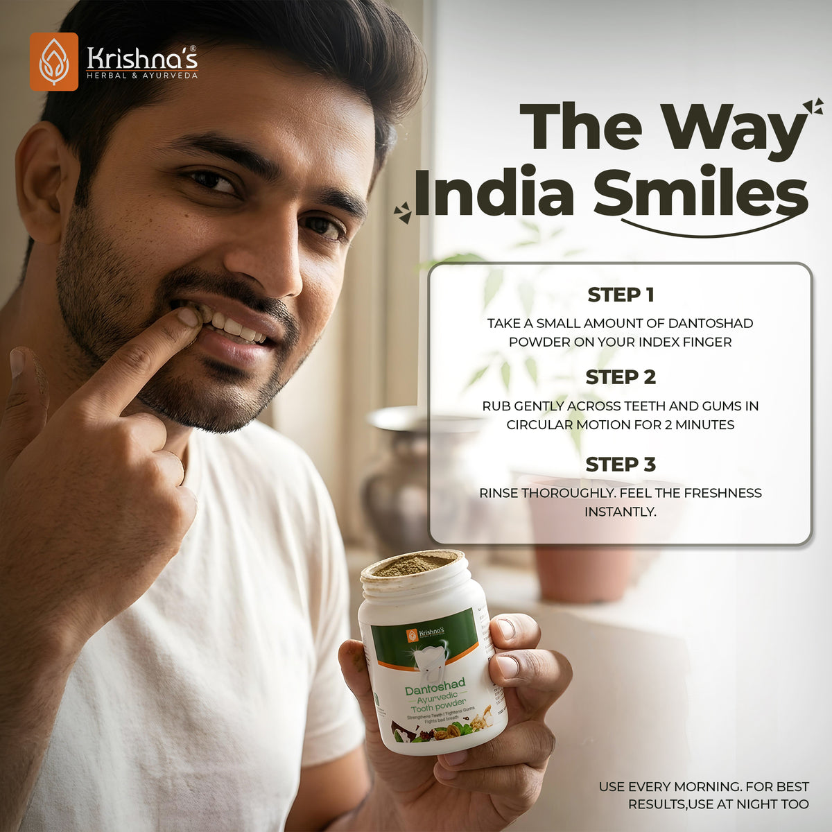How to use Dantoshad powder