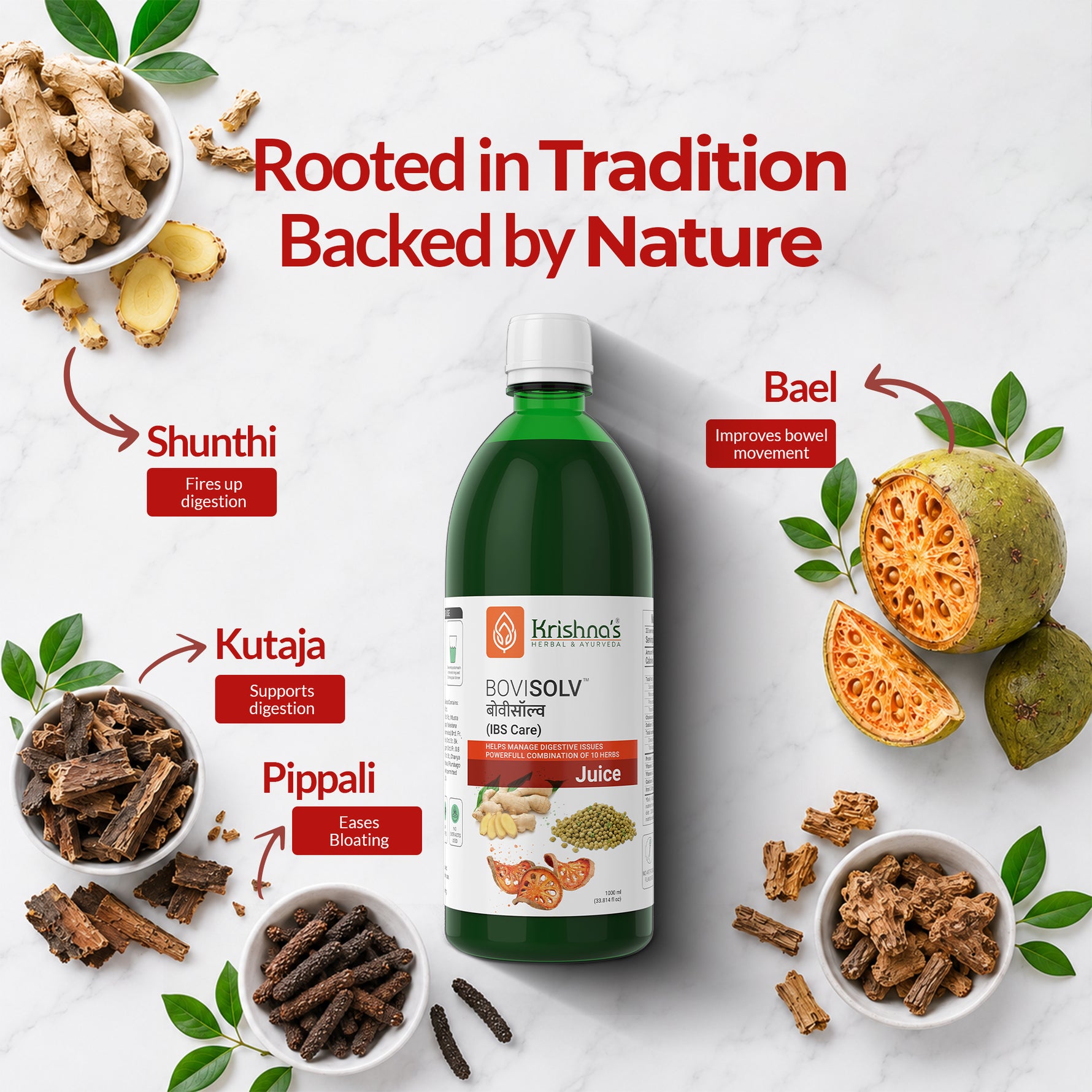 Key ingredients of Bovisolv Juice