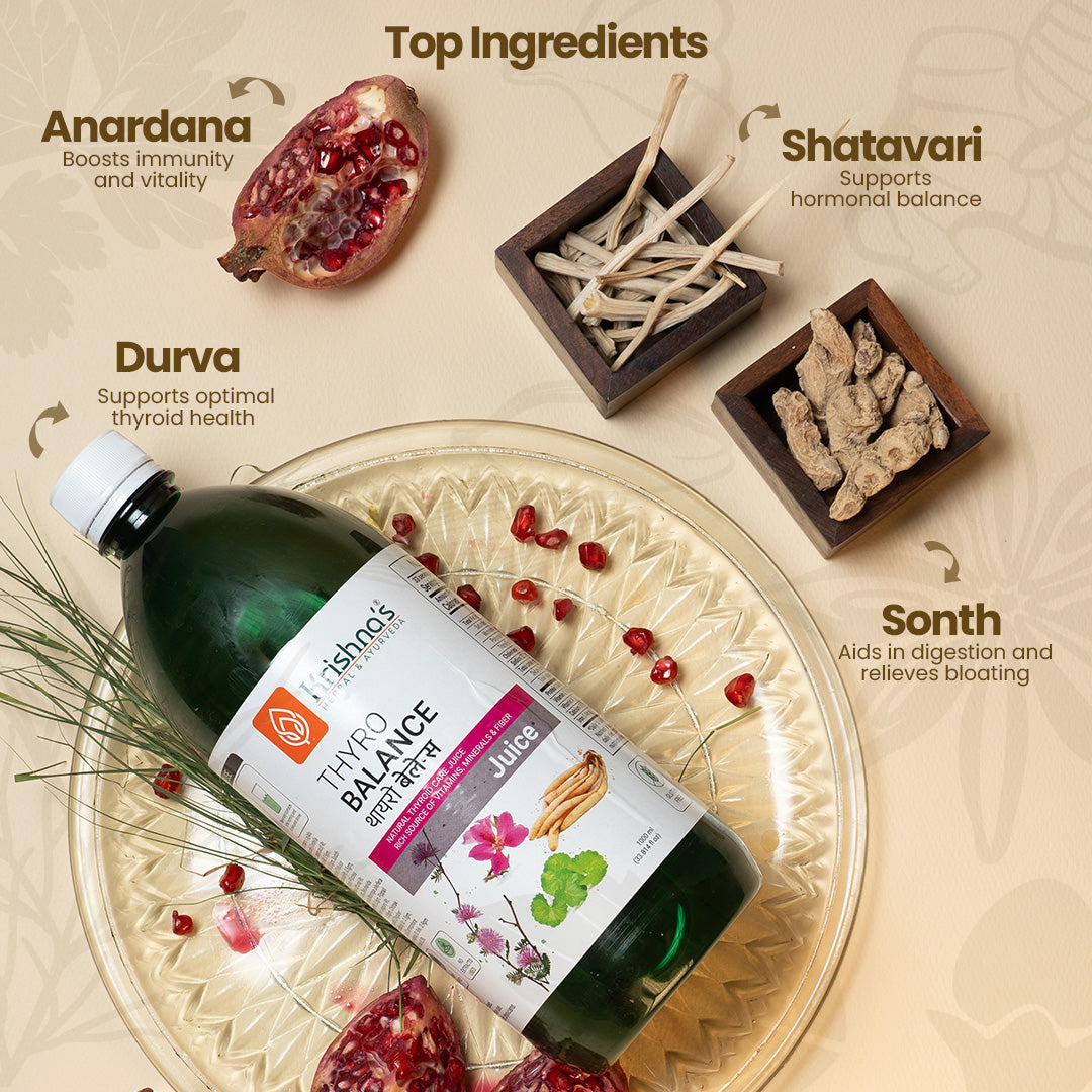 Top ingrediants Krishna's Thyro Balance Juice 