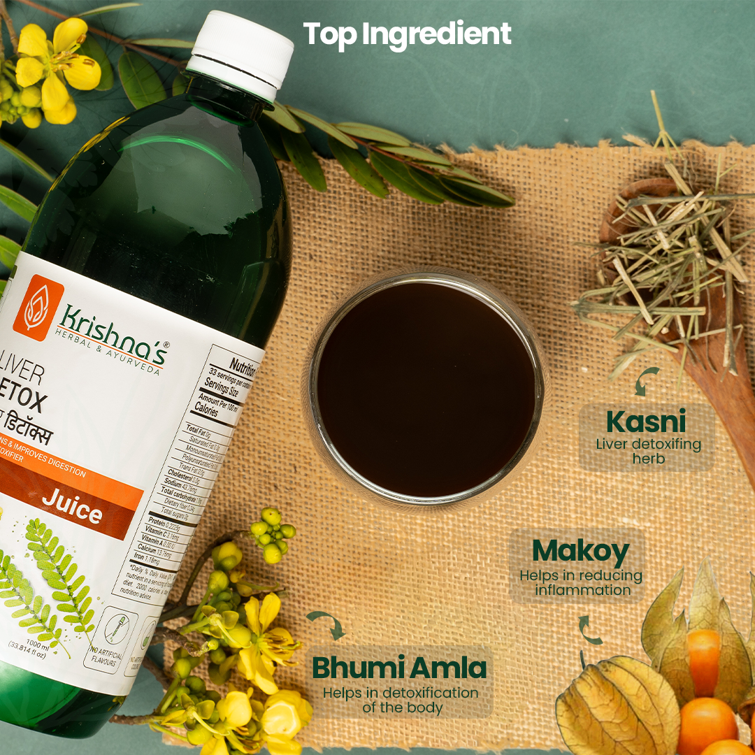 Ingredients Krishna's Liver Detox Juice 