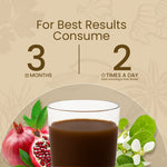 for best results consume regular 3months