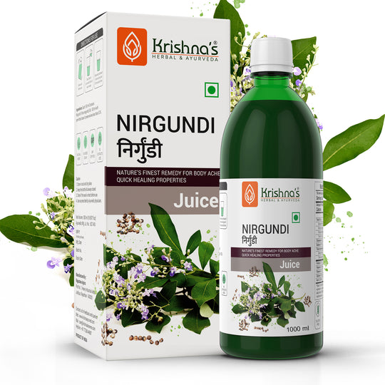 KRISHNA AYURVEDA NIRGUNDI SWARAS Bottle of 2000 ML