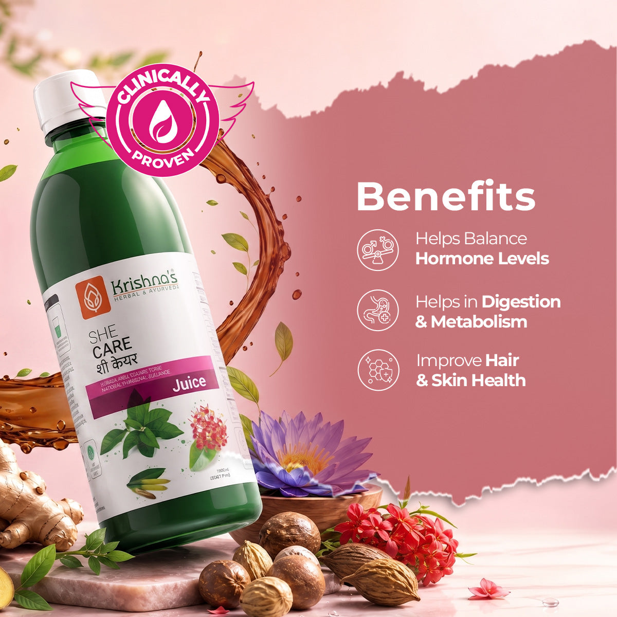 benefits of she care juice