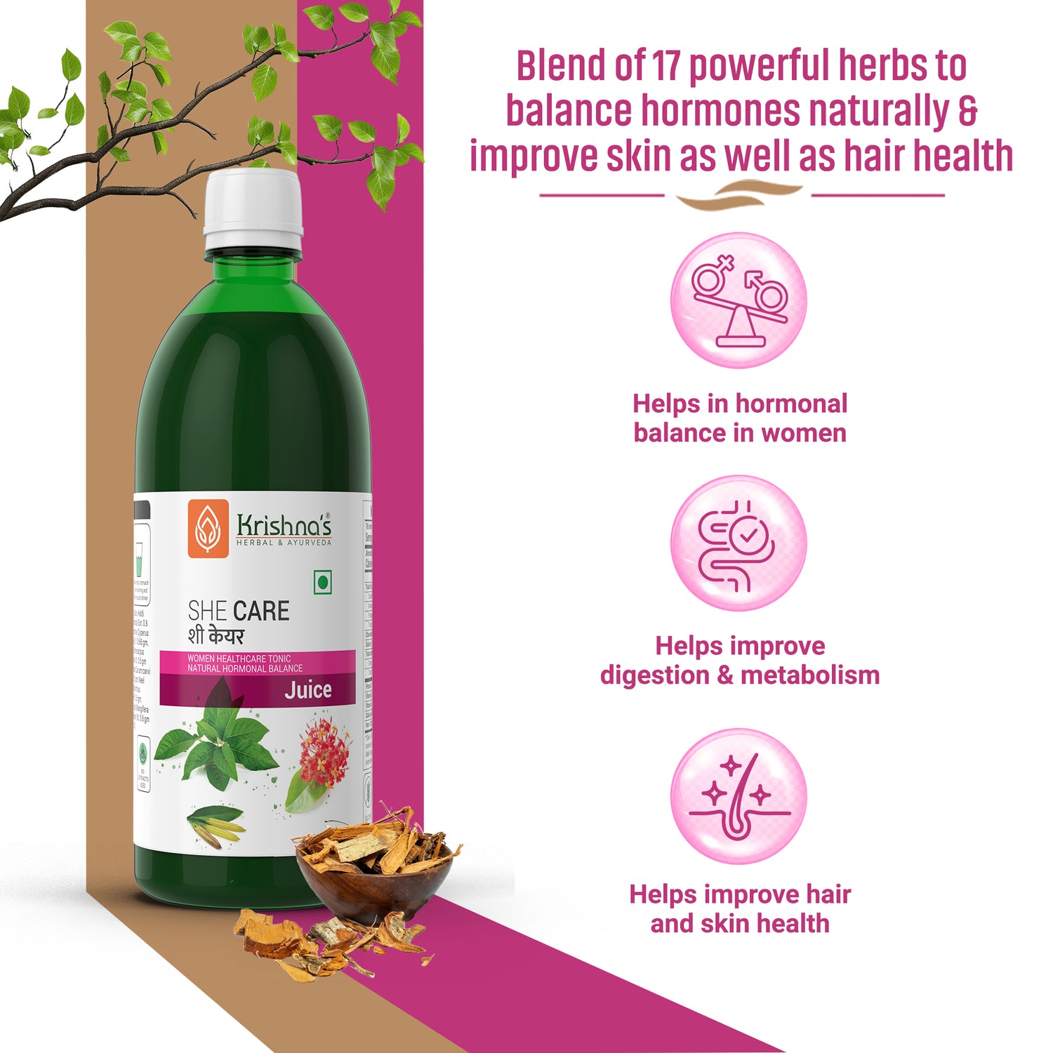 She Care Juice 1000 ml | Fat Reducer Juice 1000 ml