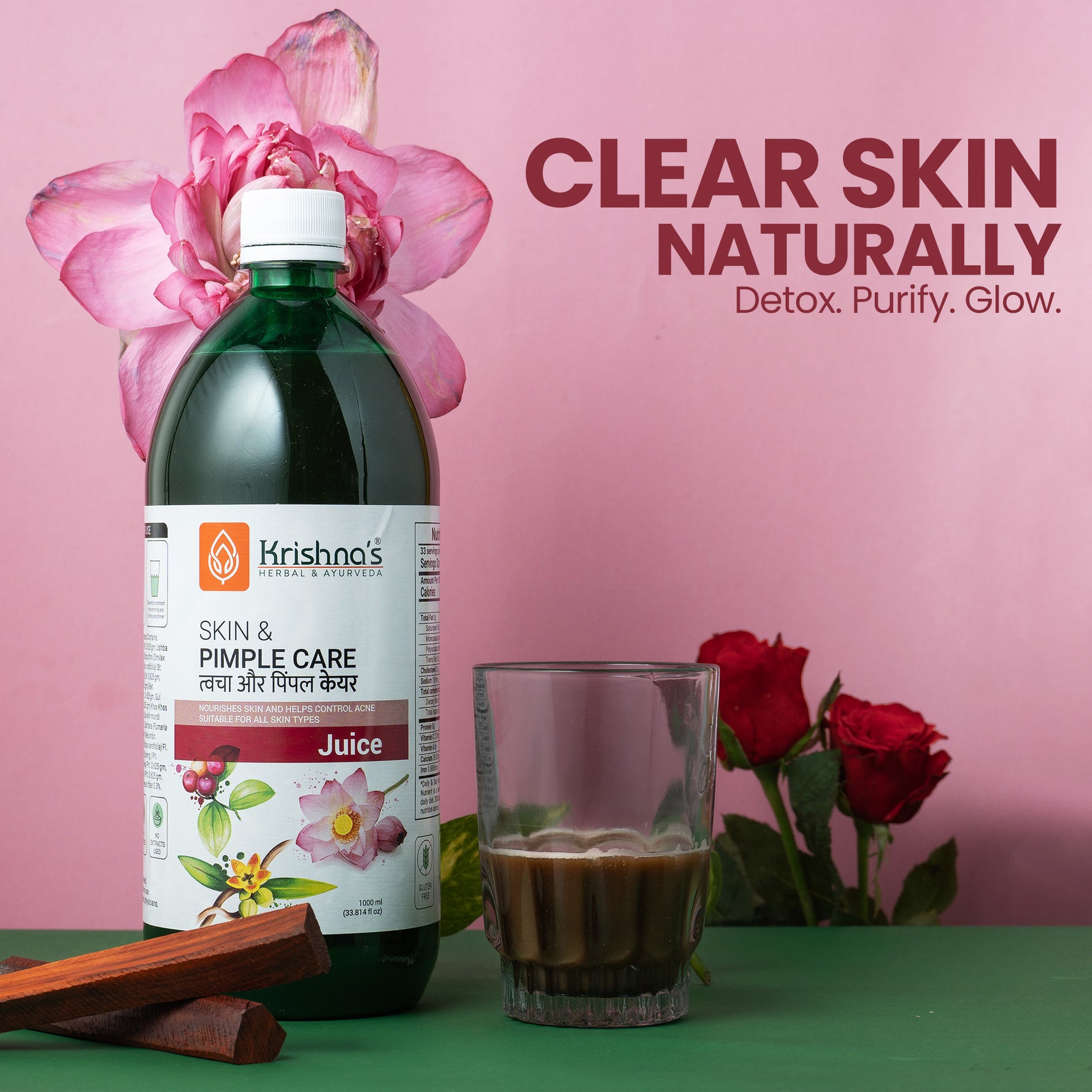 Clear skin naturally