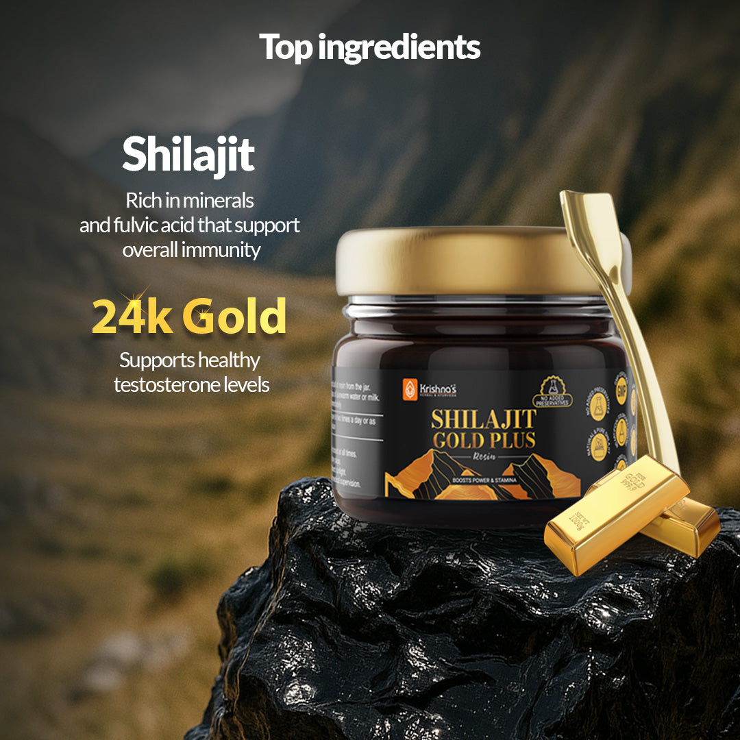 Top ingredients  of Krishna's Shilajit 