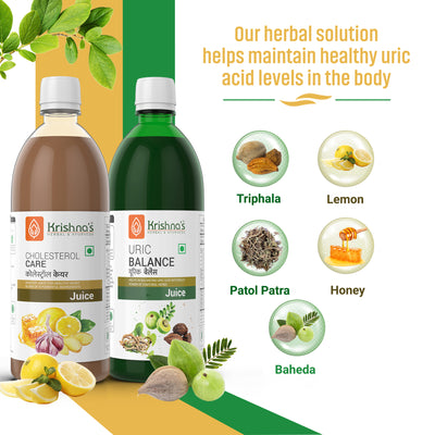 Uric Balance Juice 1000 ml | Cholesterol Care Juice 1000 ml