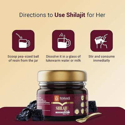 Himalayan Shilajit Resin Women