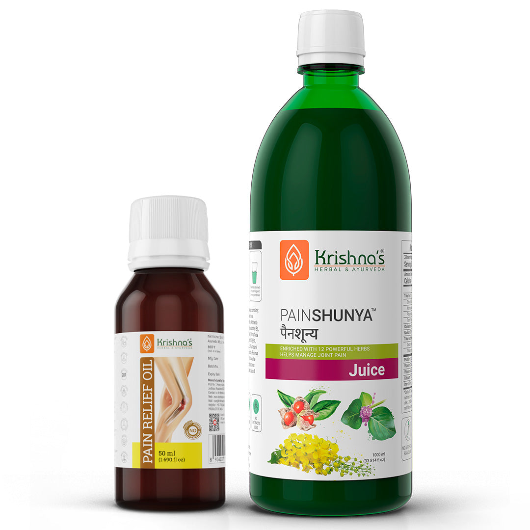 Painshunya Juice 1000ml | Pain Relief Oil 50ml