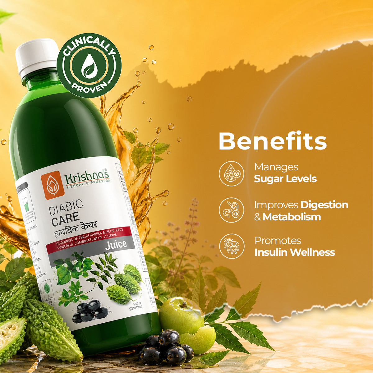 benefits of diabic care juice