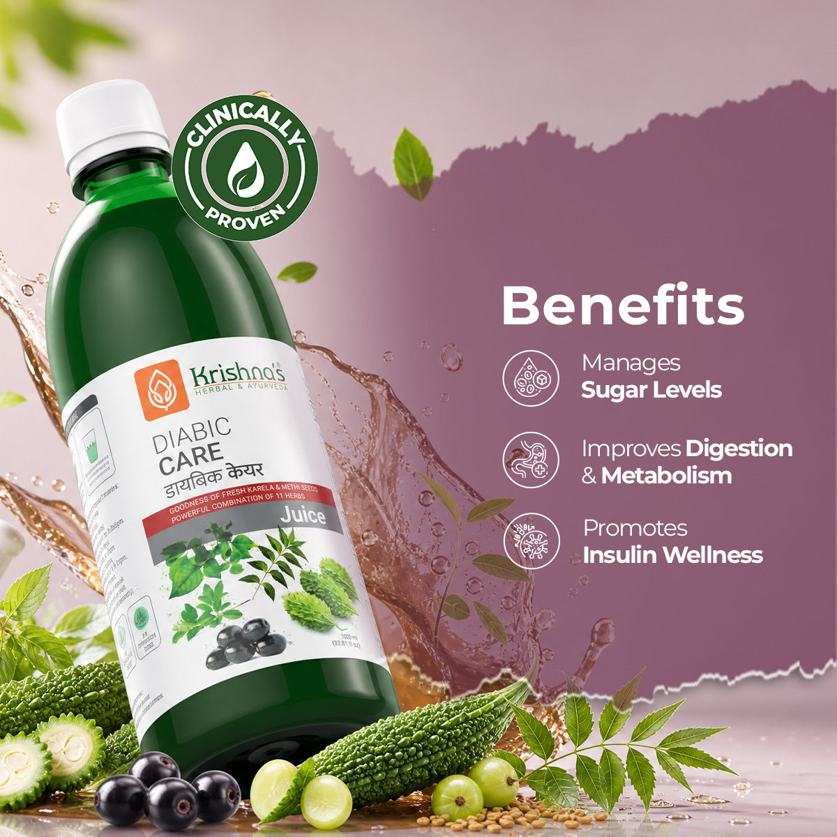 Benefits of diabic Care Juice