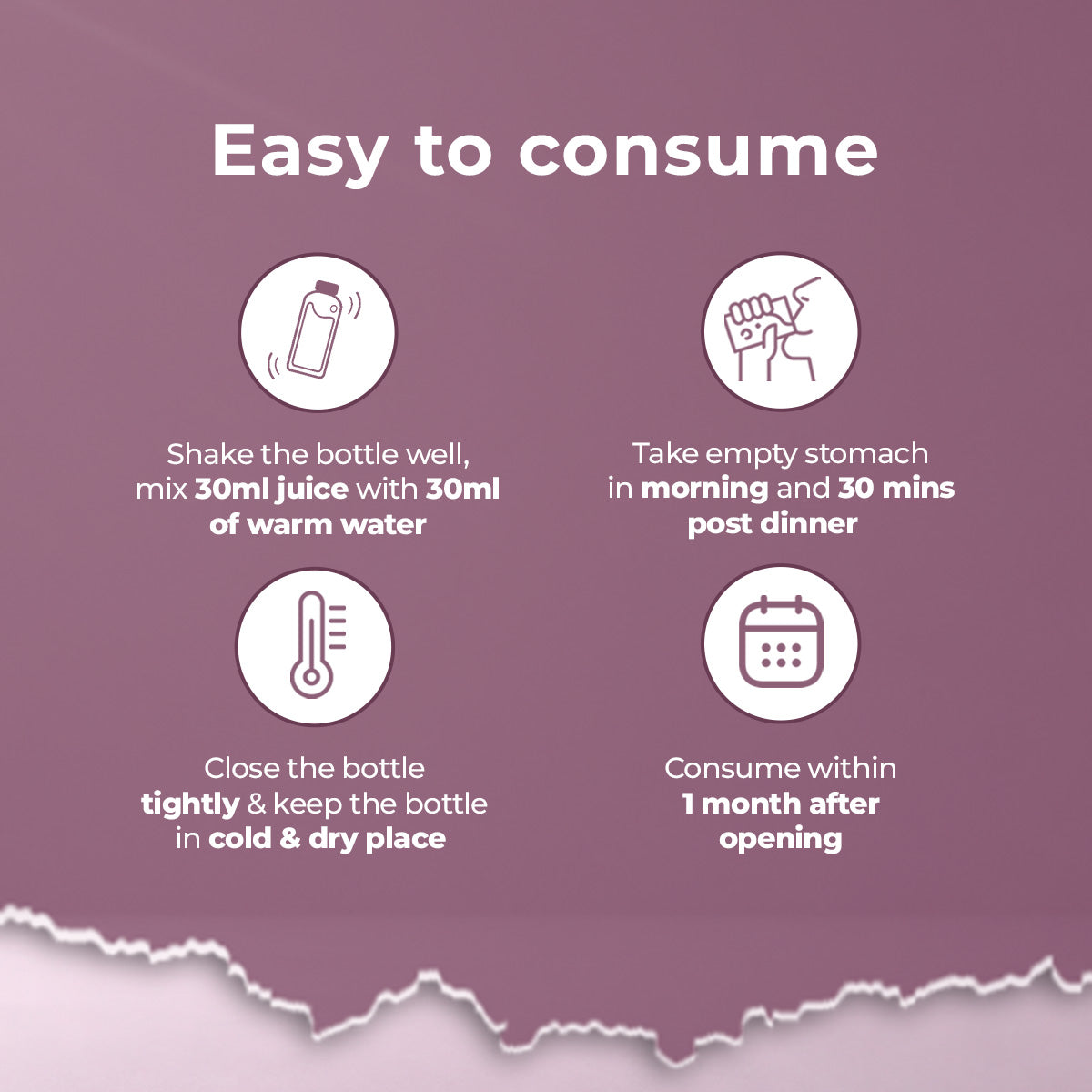 Easy to consume