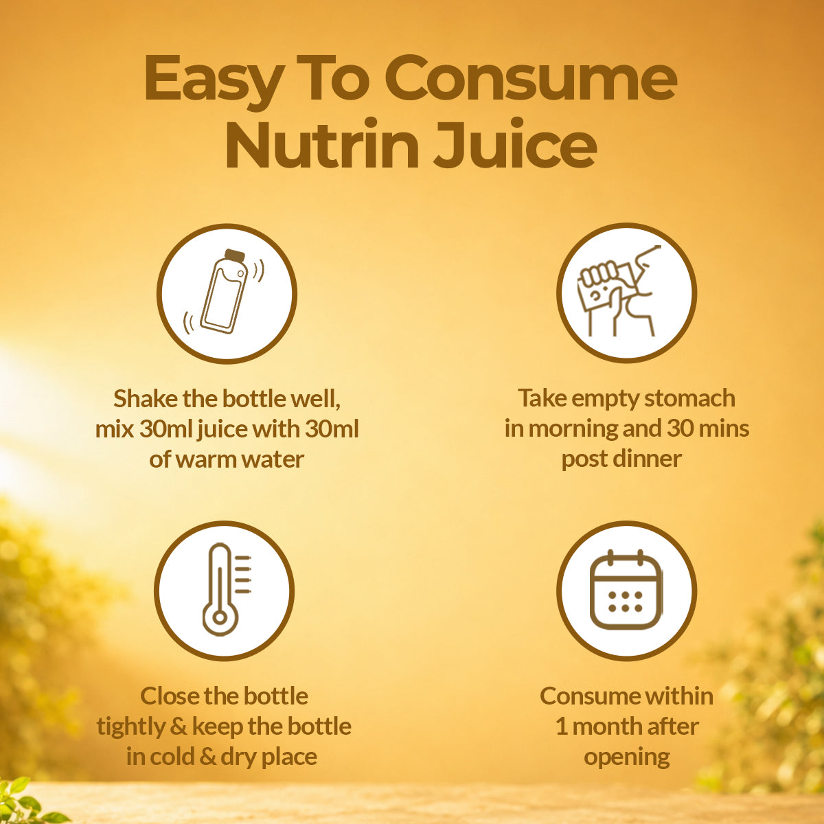 Easy to consume Nutrin Juice 