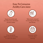 Easy to consume acidity care juice