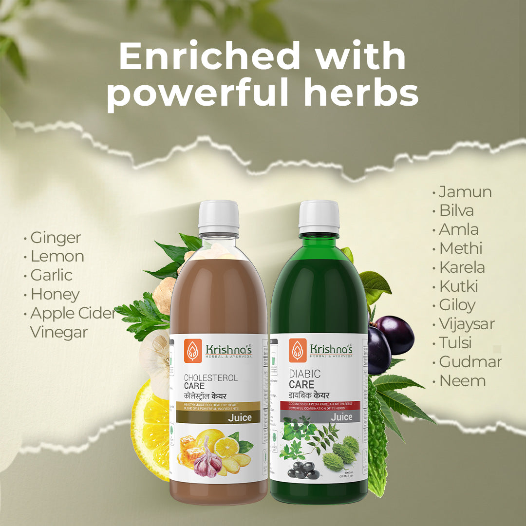 Ingredients of cholesterol And Diabic Care juice