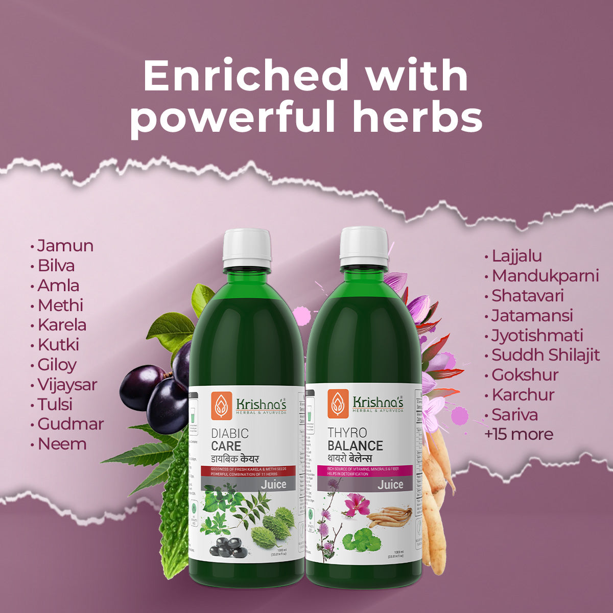 Ingredients of Diabic & Thyro Balance Juice