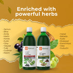 ingredients of diabic care & Uric balance juice 